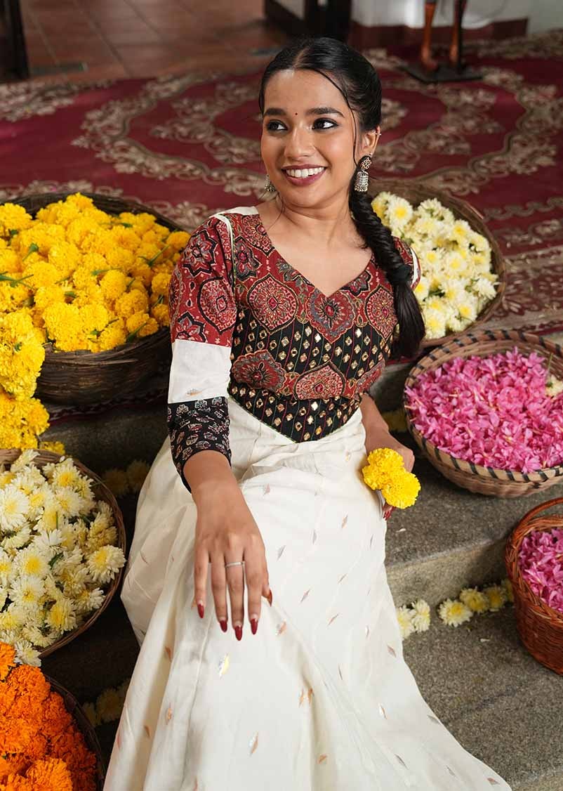 Ajrakh Anga Anarkali - Image 5