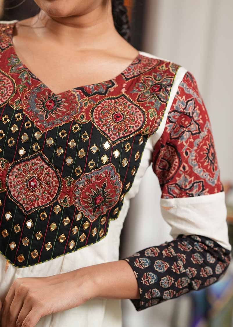 Ajrakh Anga Anarkali - Image 2