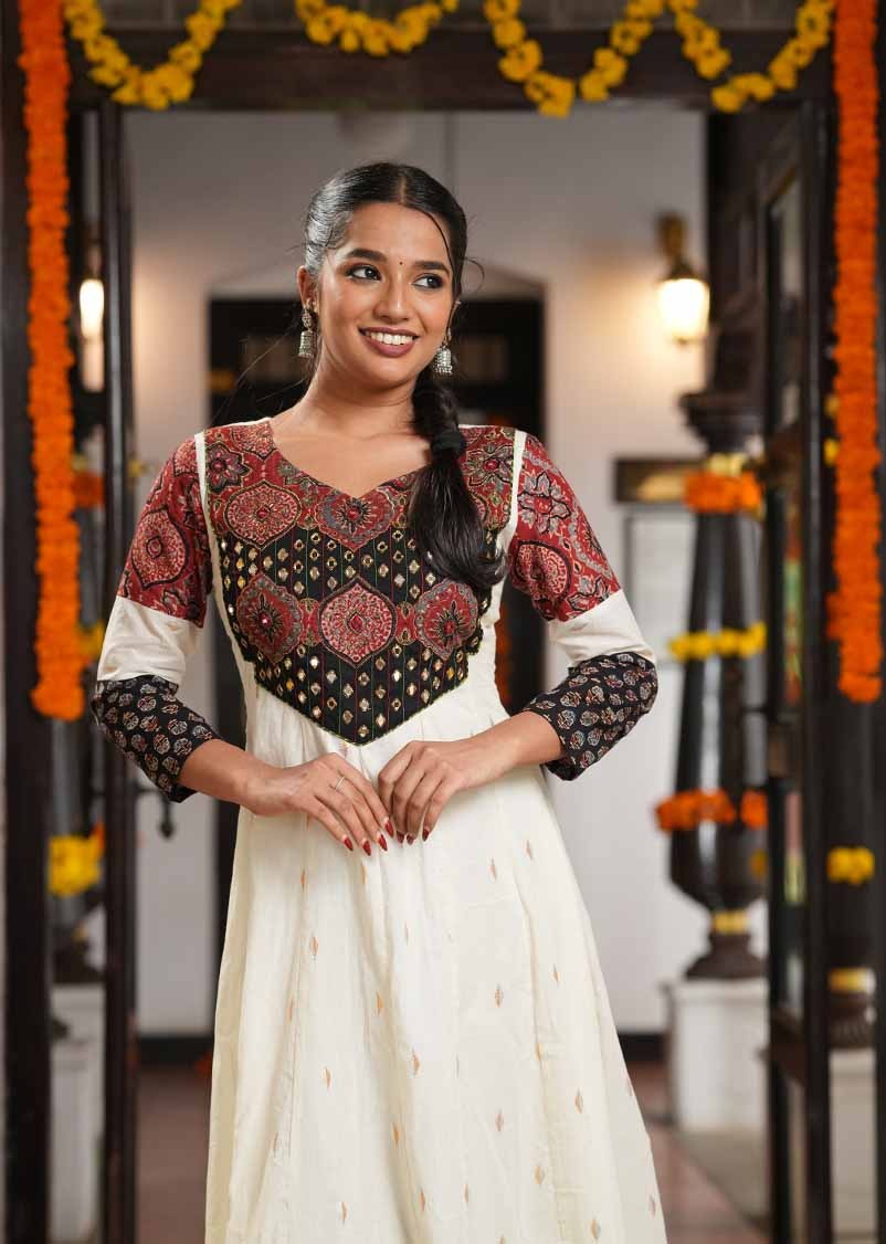 Ajrakh Anga Anarkali - Image 4