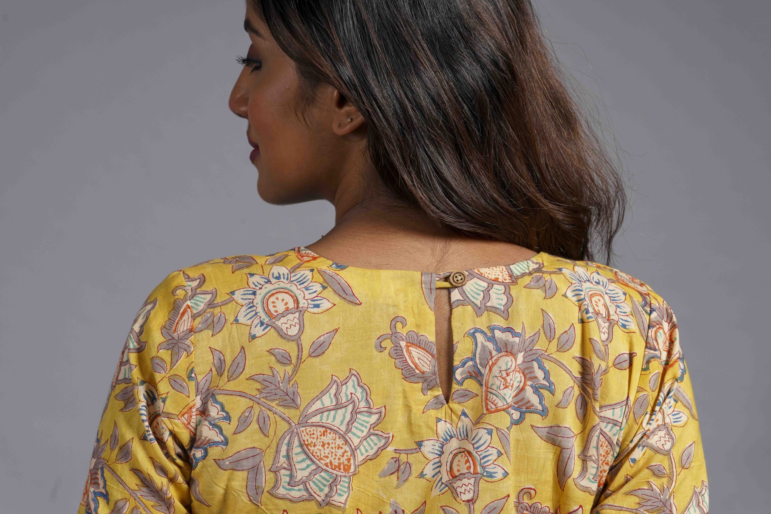 Mustard Floral Charm Top - Image 5