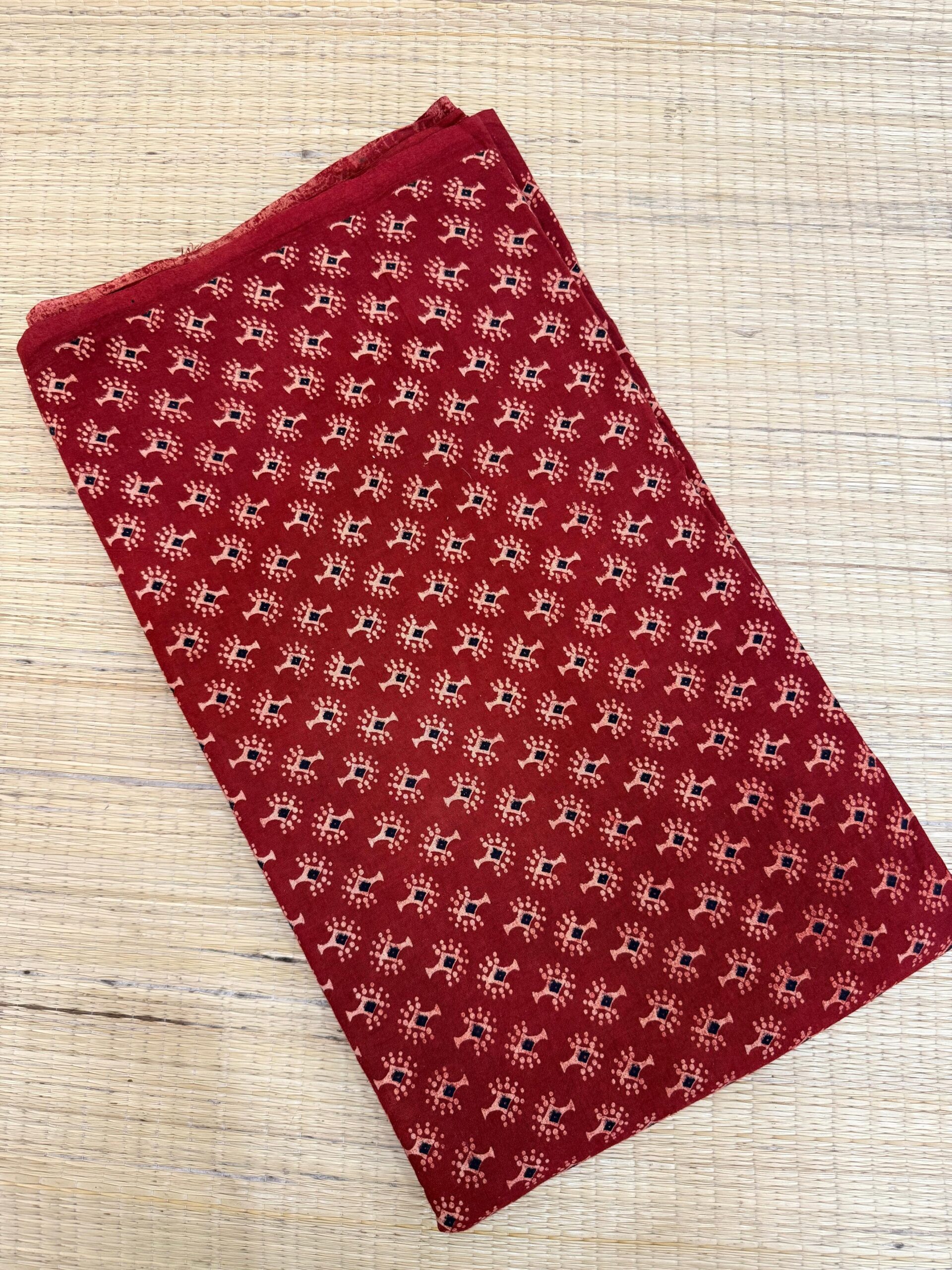 Ajrakh Veg Print Running Fabrics - Image 2