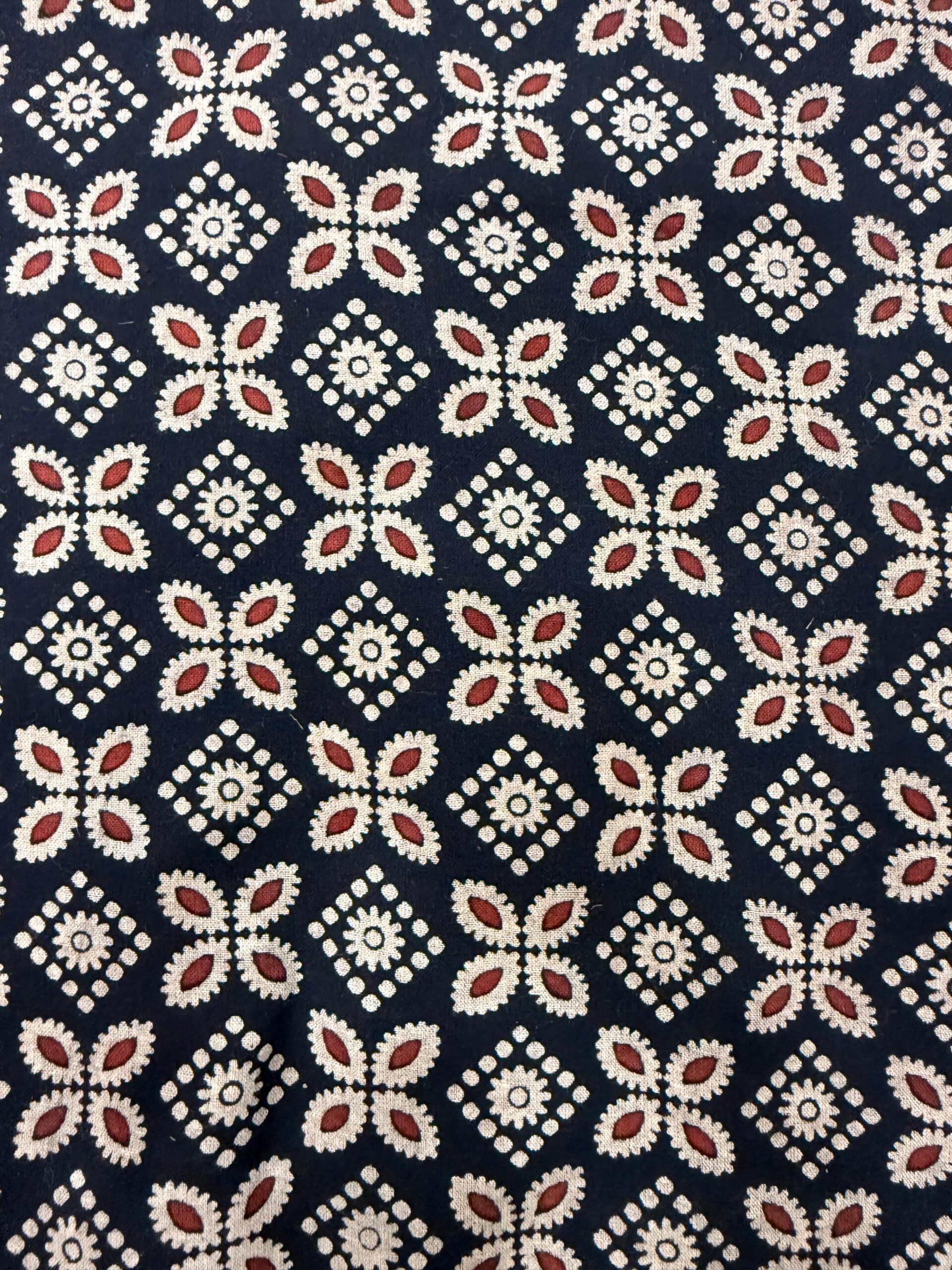 Ajrakh Veg Print Running Fabrics - Image 3
