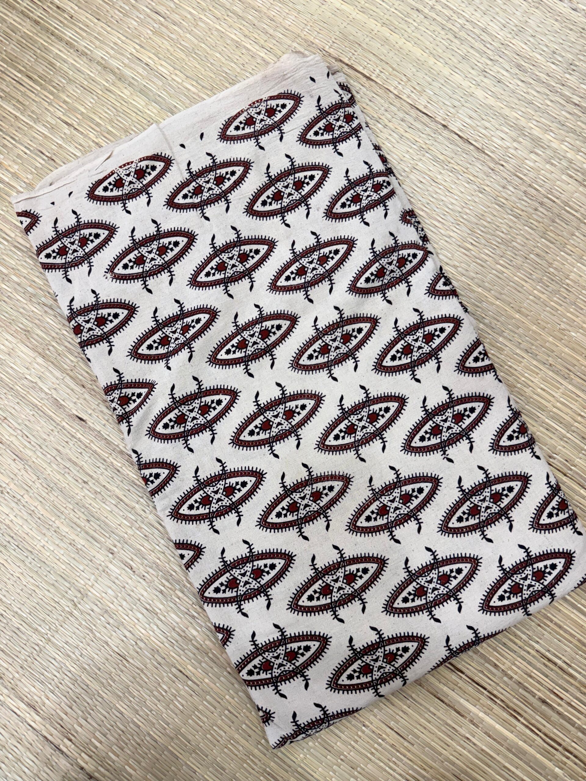 Ajrakh Veg Print Running Fabrics - Image 2