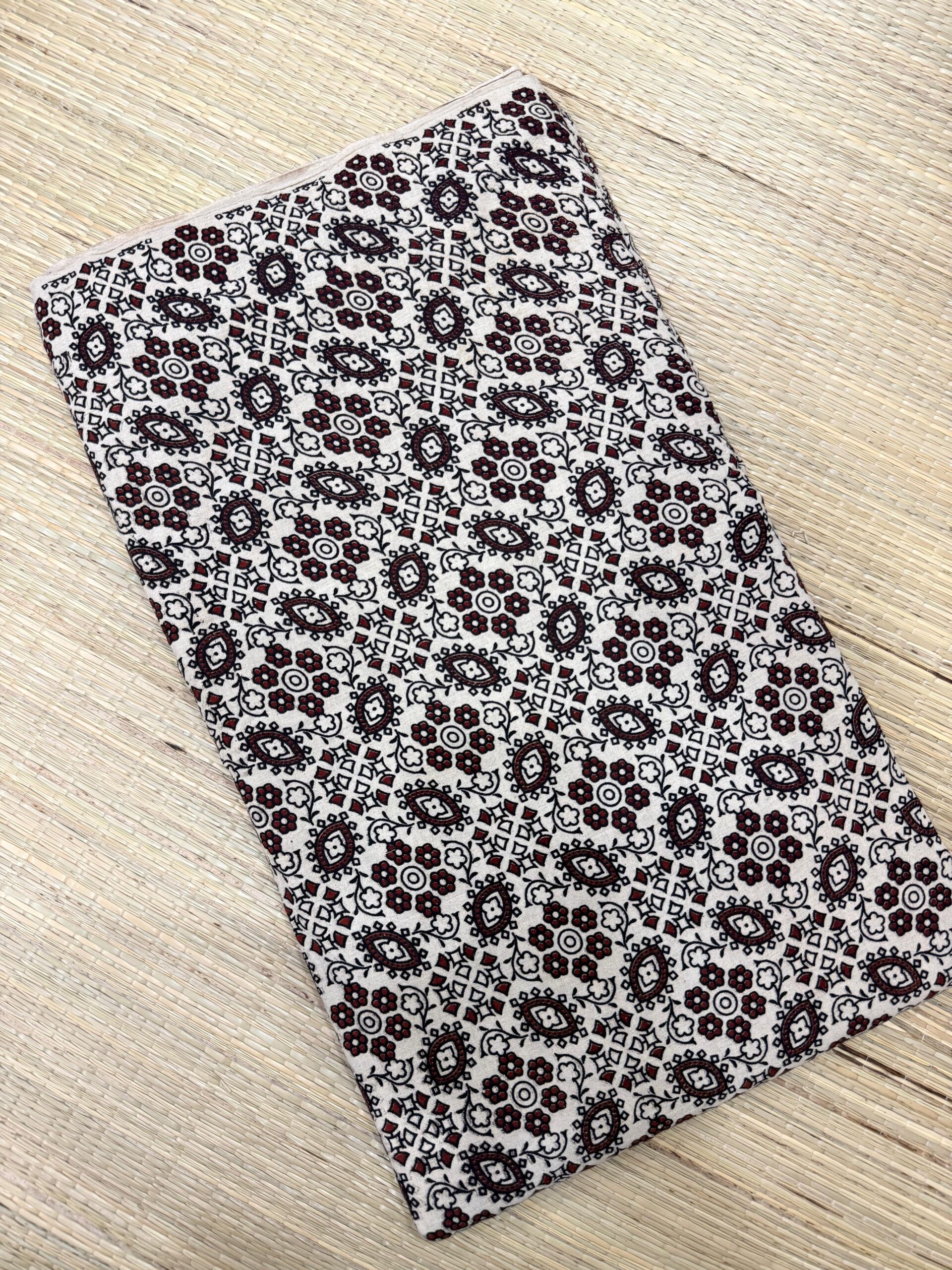 Ajrakh Veg Print Running Fabrics - Image 2
