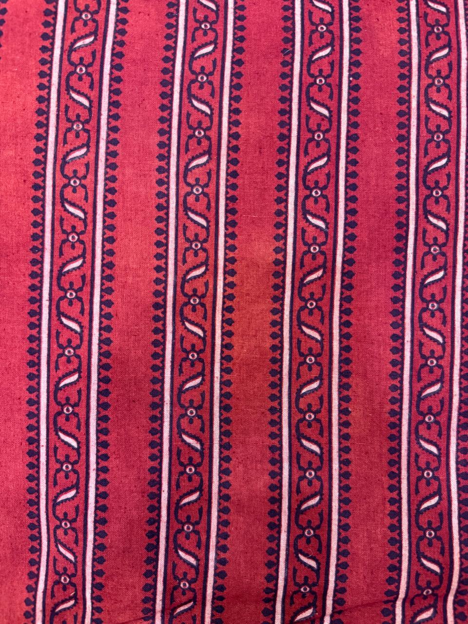 Ajrakh Veg Print Running Fabrics - Image 3