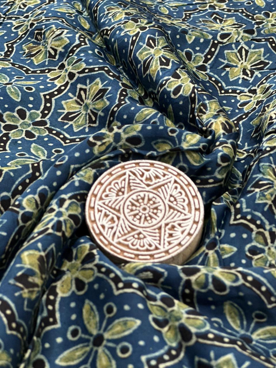Ajrakh Modal Running Fabric - Image 2
