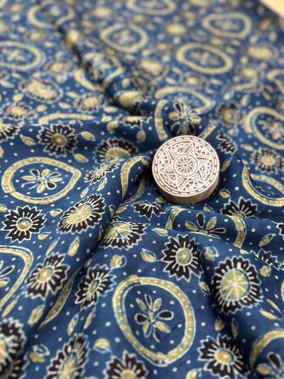 Ajrakh Modal Running Fabric - Image 2