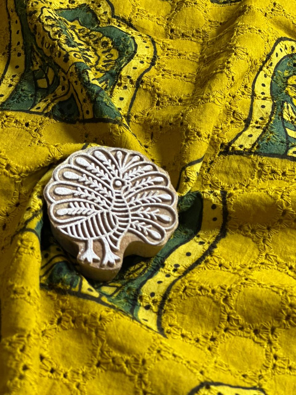 Ajrakh Hakoba Cotton Fabric - Image 2