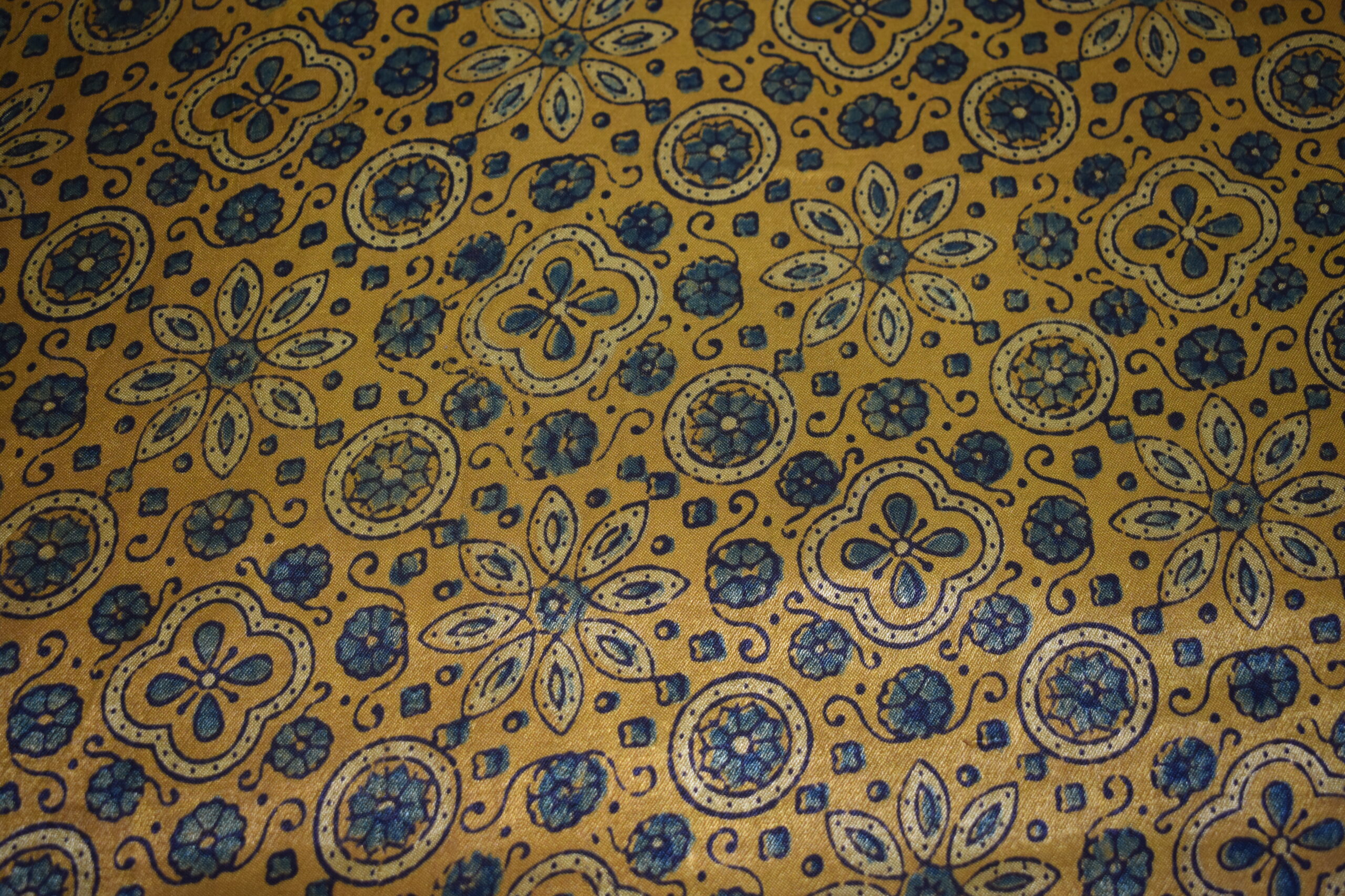 Ajrakh Mashru Silk Fabrics - Image 3