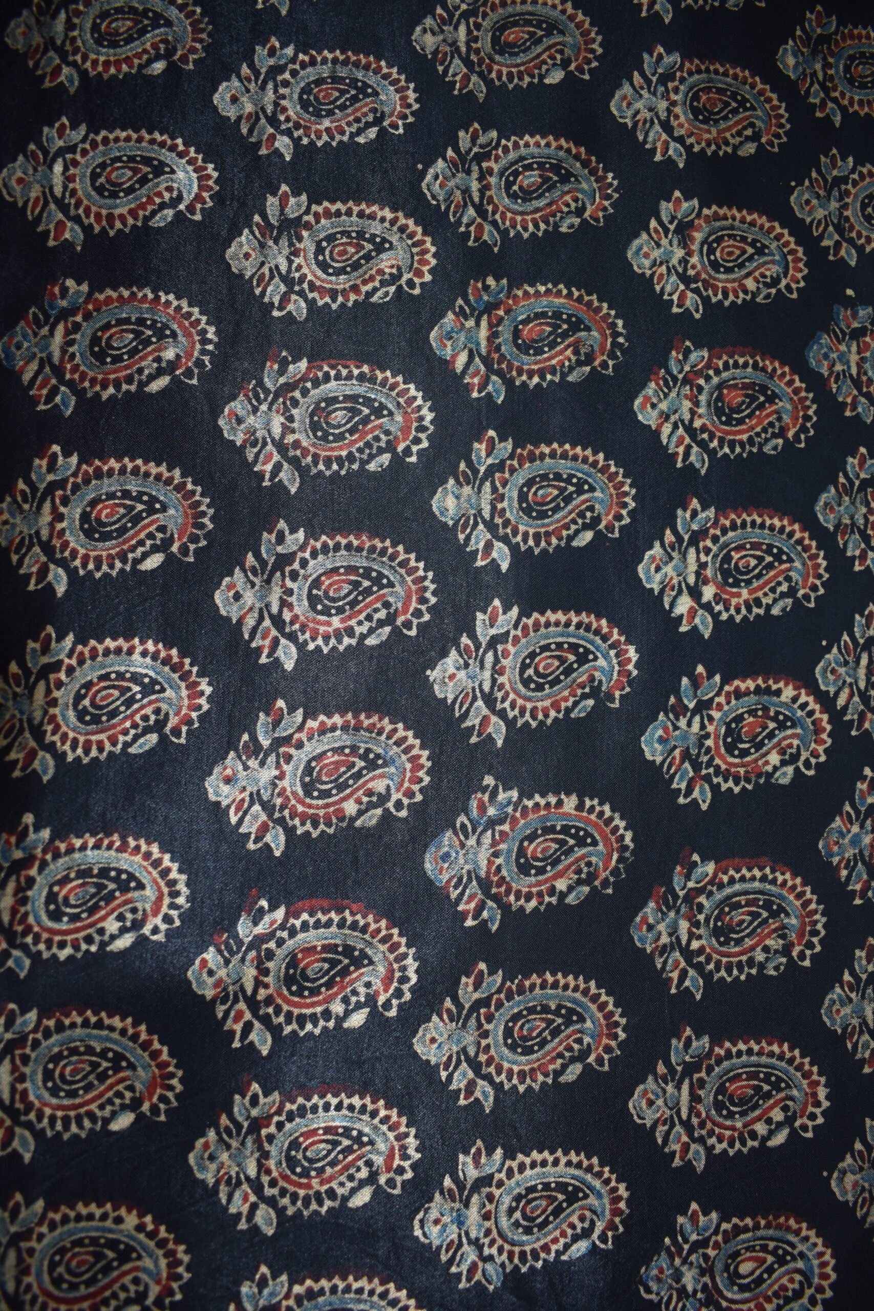 Ajrakh Mashru Silk Fabrics - Image 3