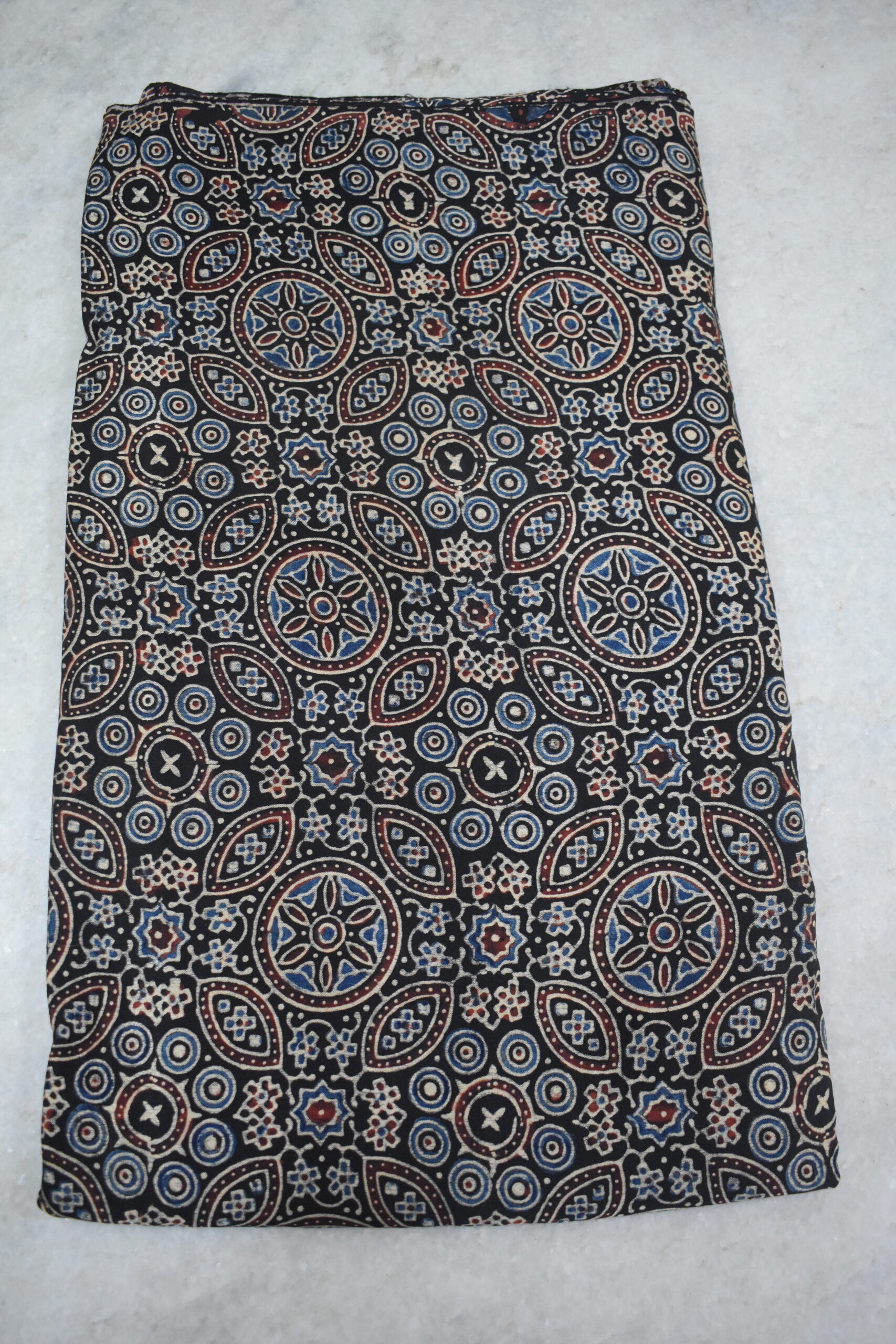 Ajrakh Mashru Silk Fabrics - Image 2