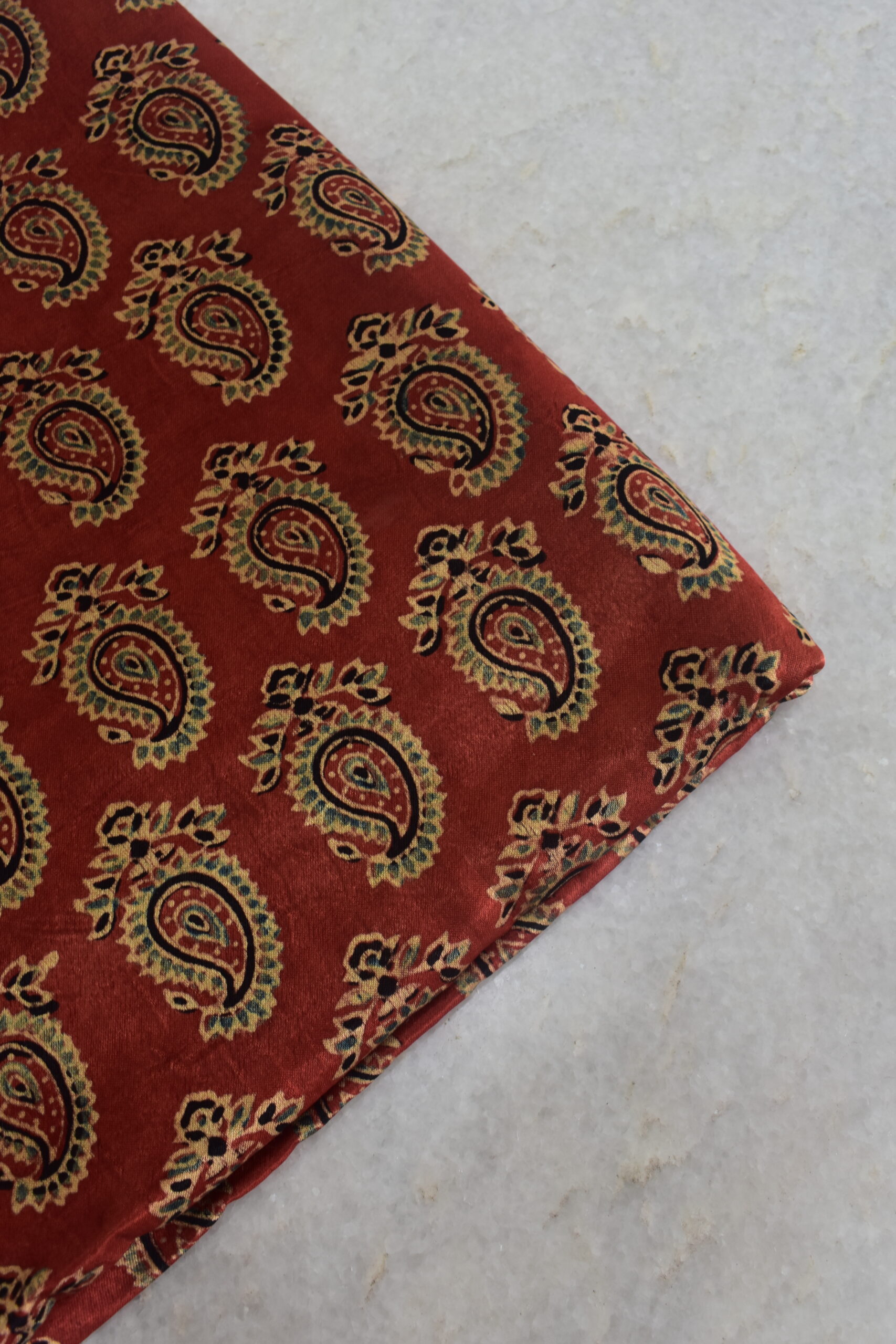 Ajrakh Mashru Silk Fabrics