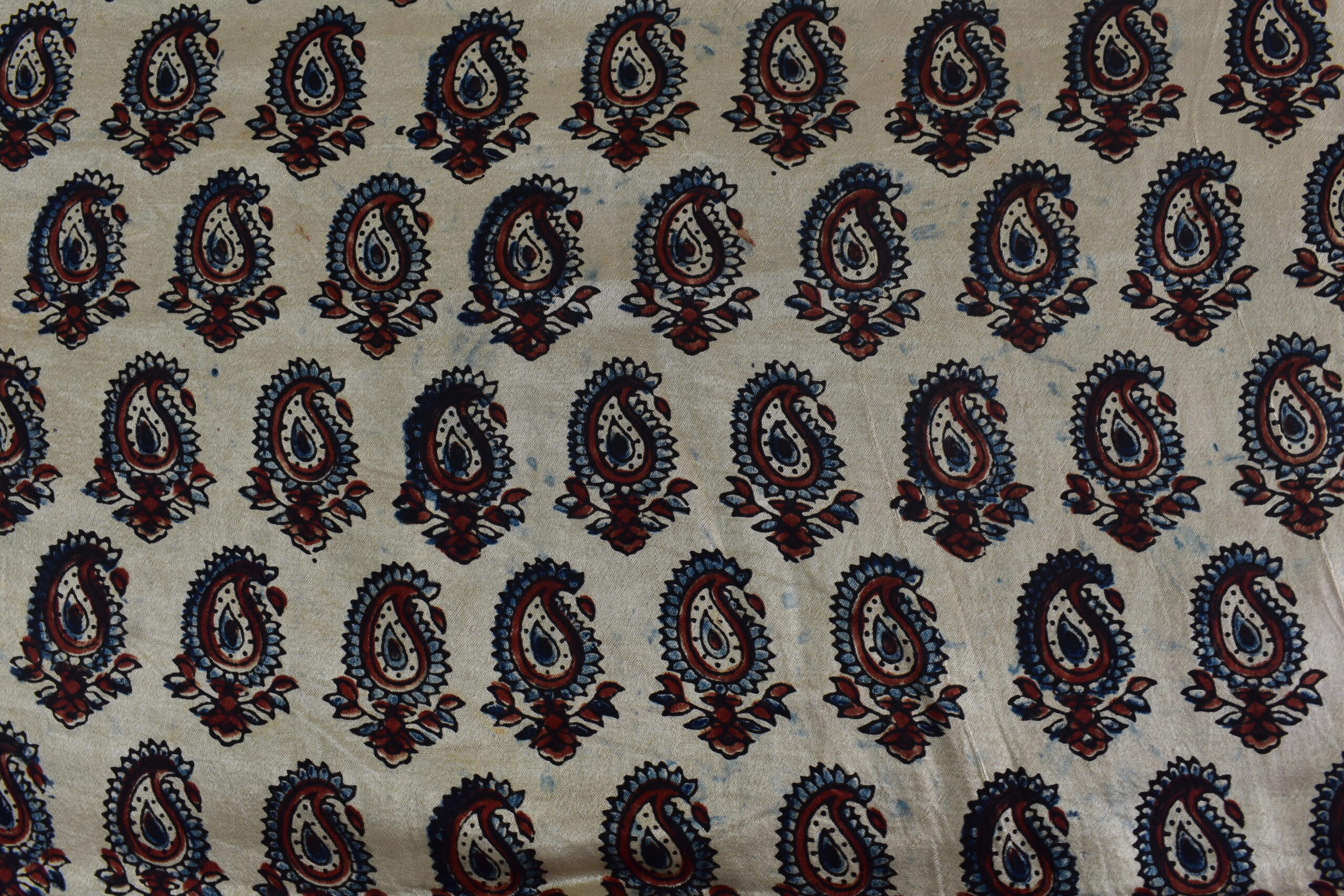 Ajrakh Mashru Silk Fabrics - Image 2