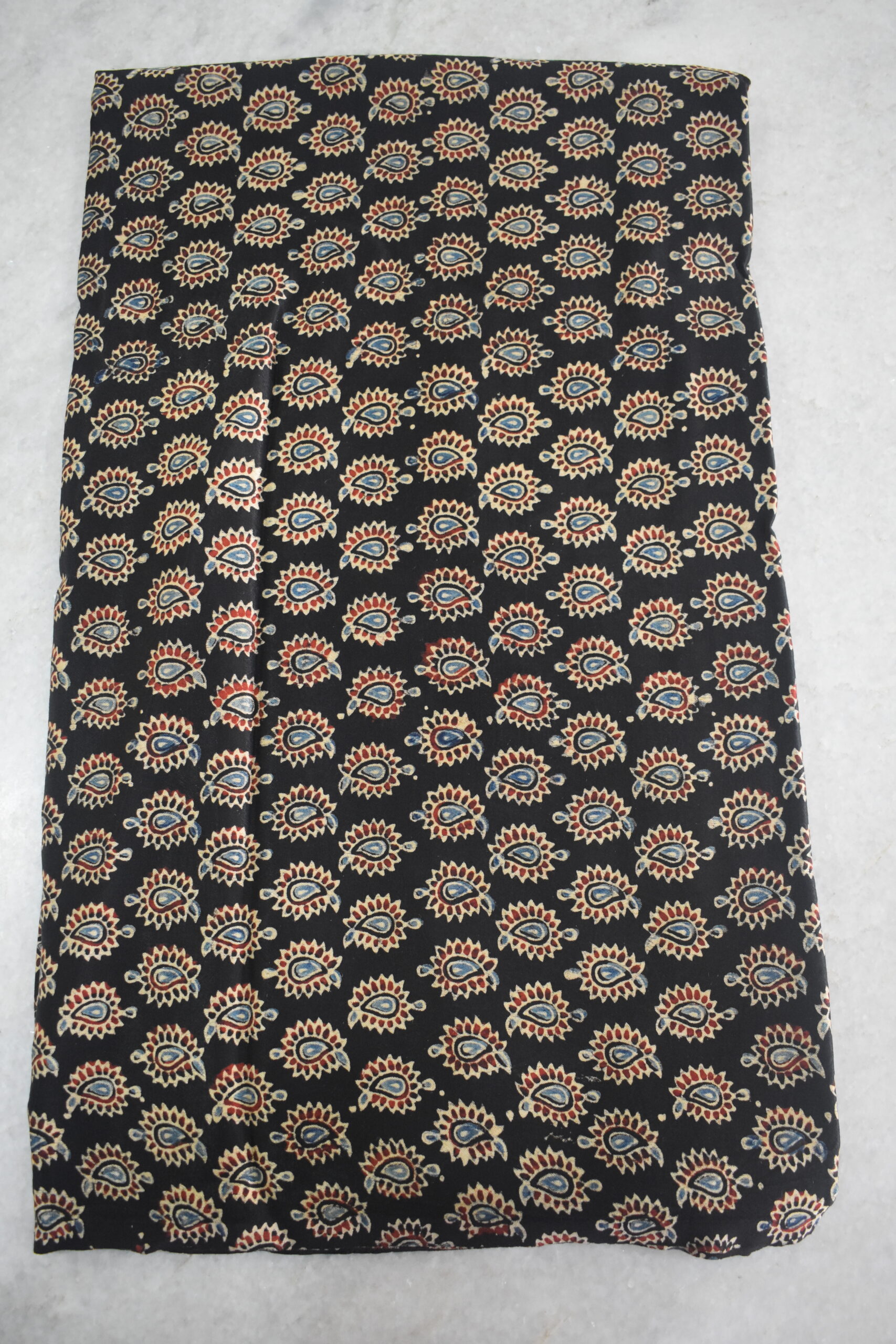 Ajrakh Mashru Silk Fabrics - Image 2
