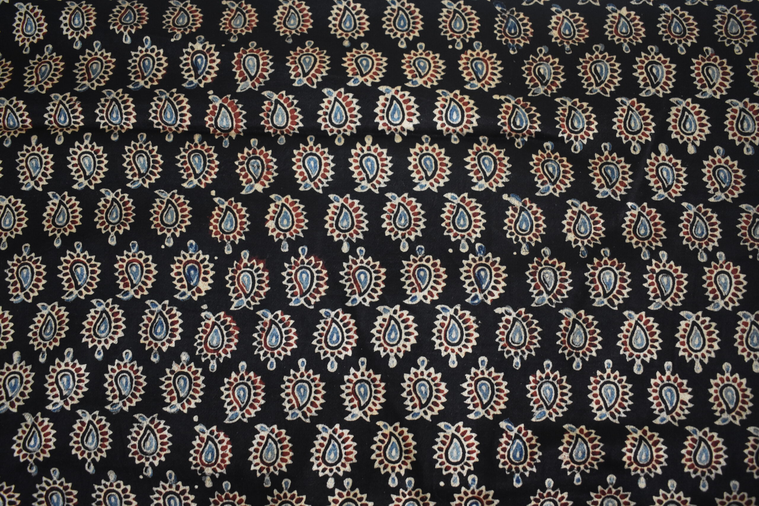 Ajrakh Mashru Silk Fabrics - Image 3