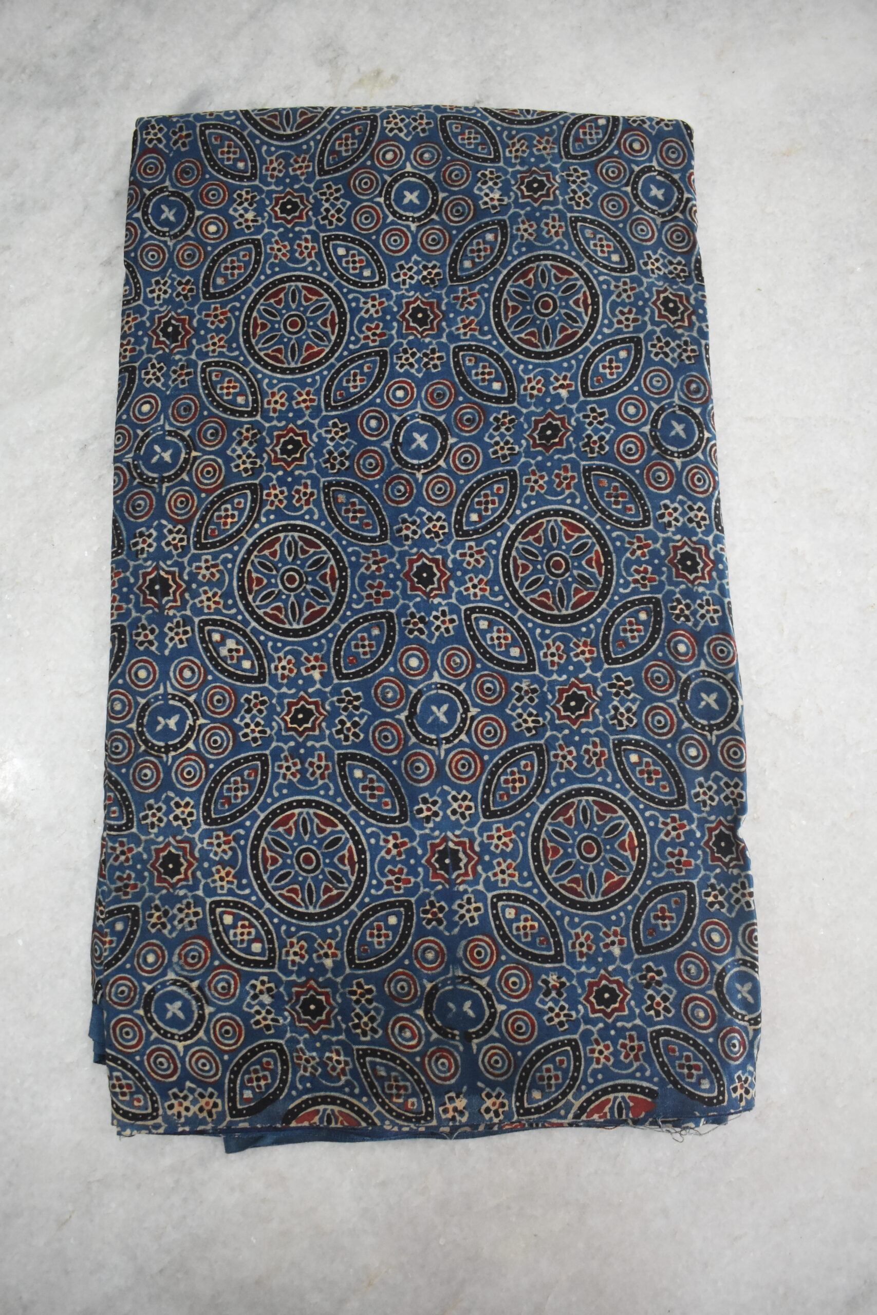Ajrakh Mashru Silk Fabrics - Image 2