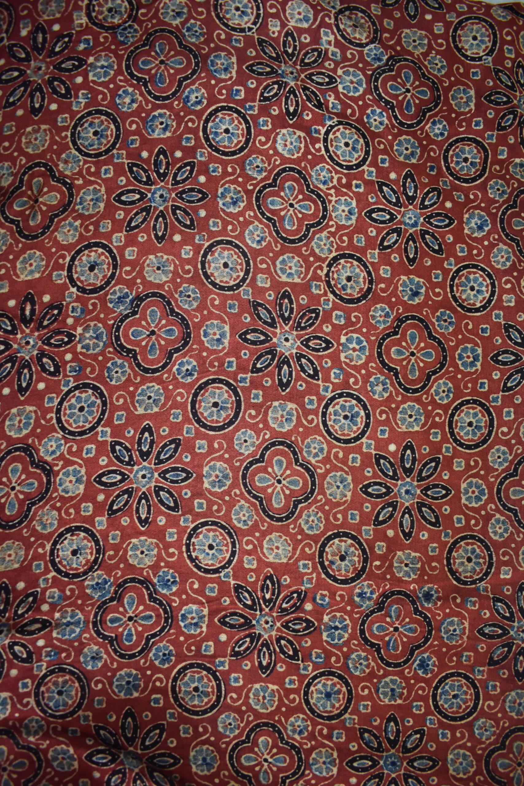 Ajrakh Mashru Silk Fabrics - Image 3