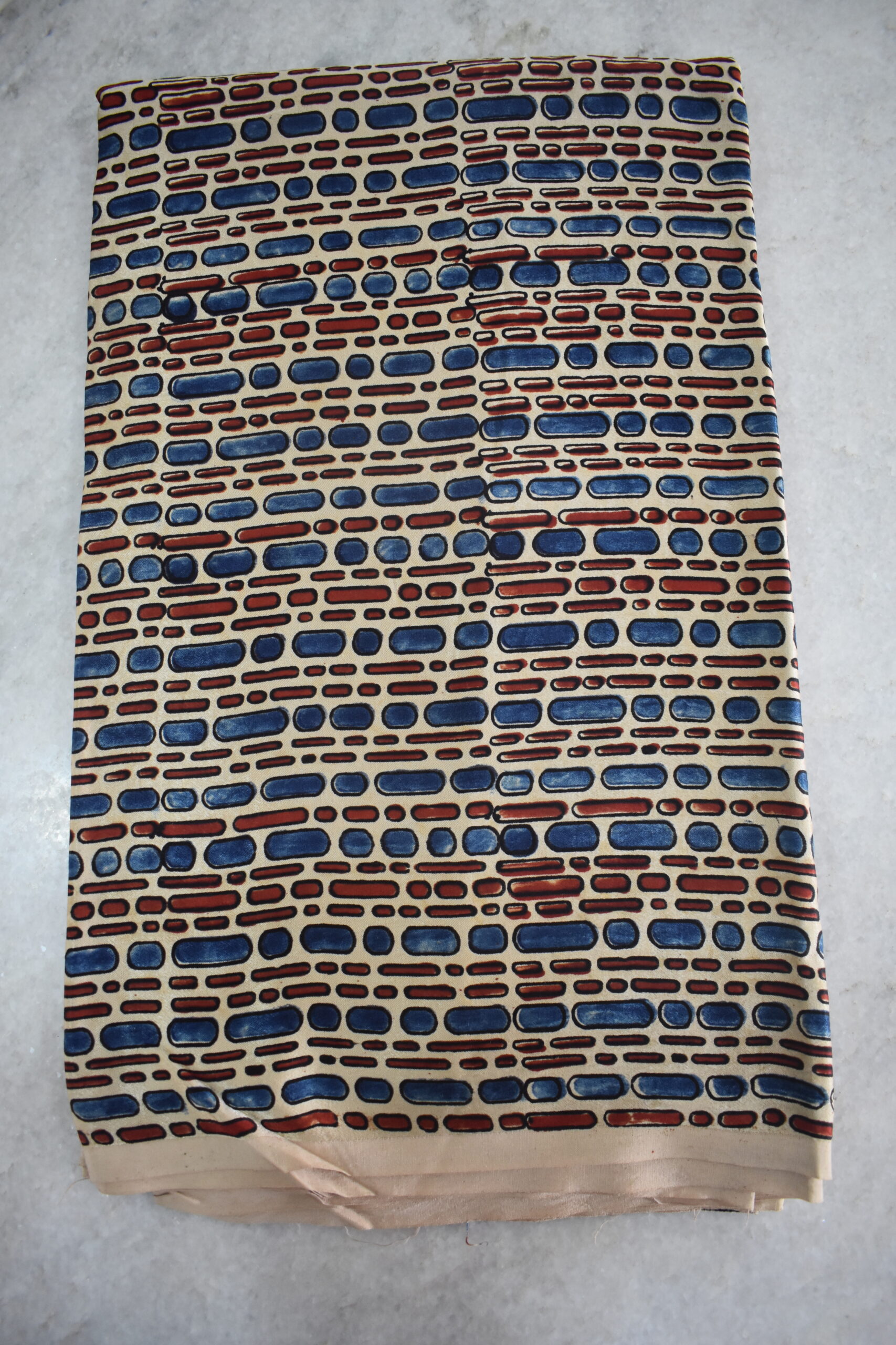 Ajrakh Mashru Silk Fabrics - Image 2