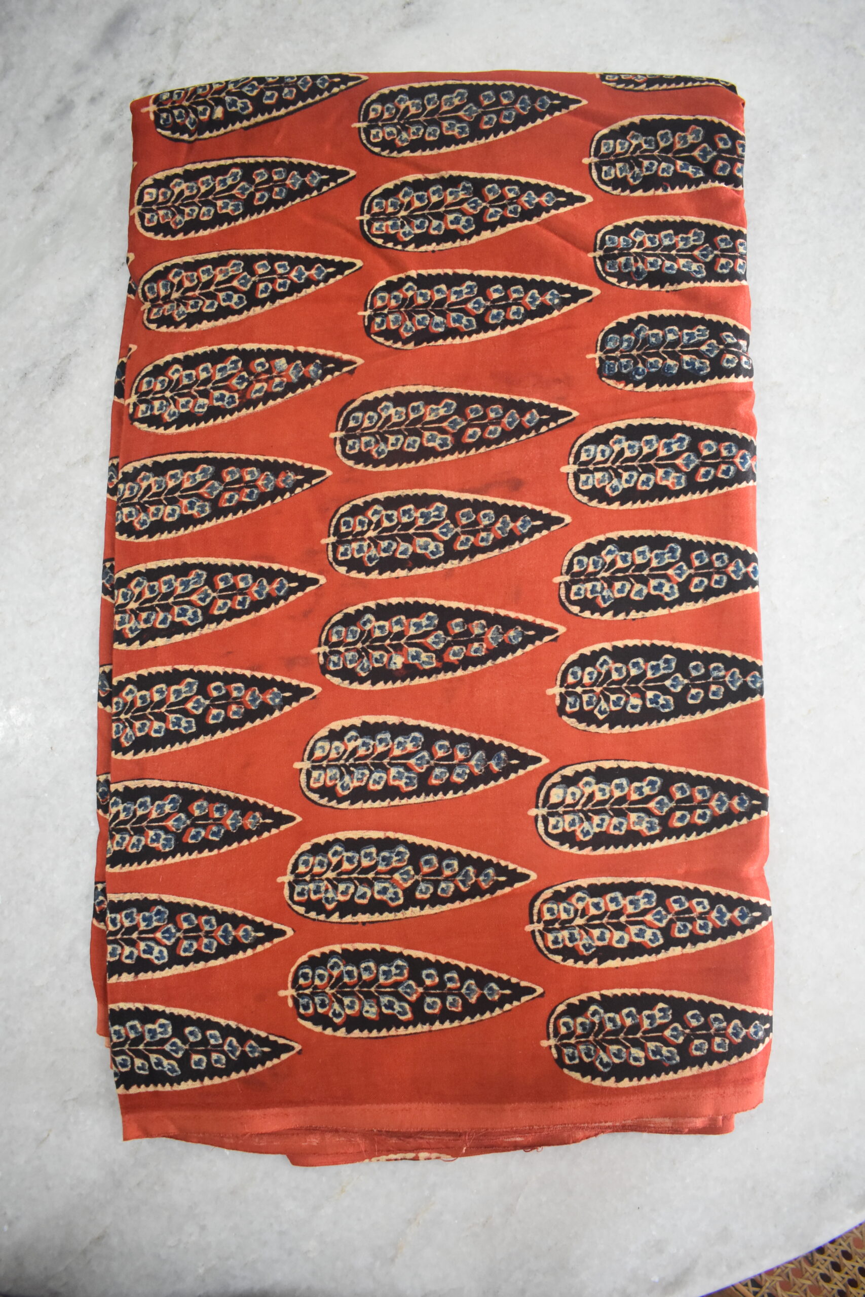 Ajrakh Mashru Silk Fabrics - Image 2