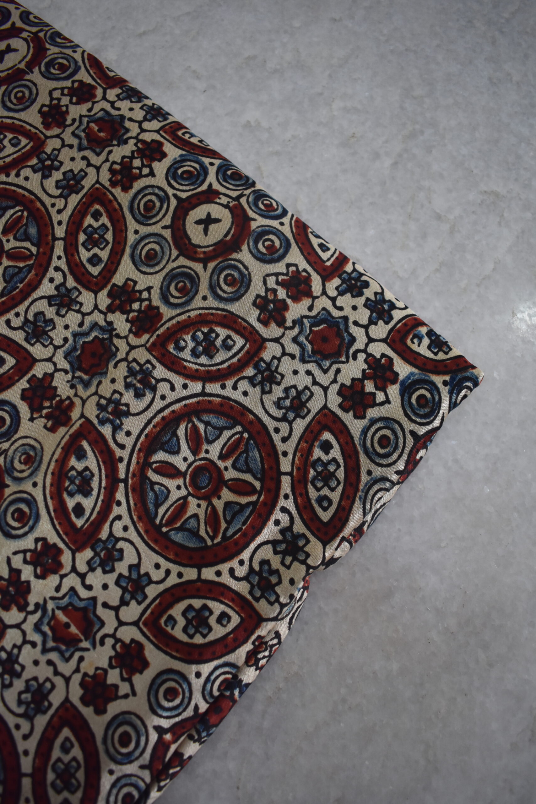 Ajrakh Mashru Silk Fabrics