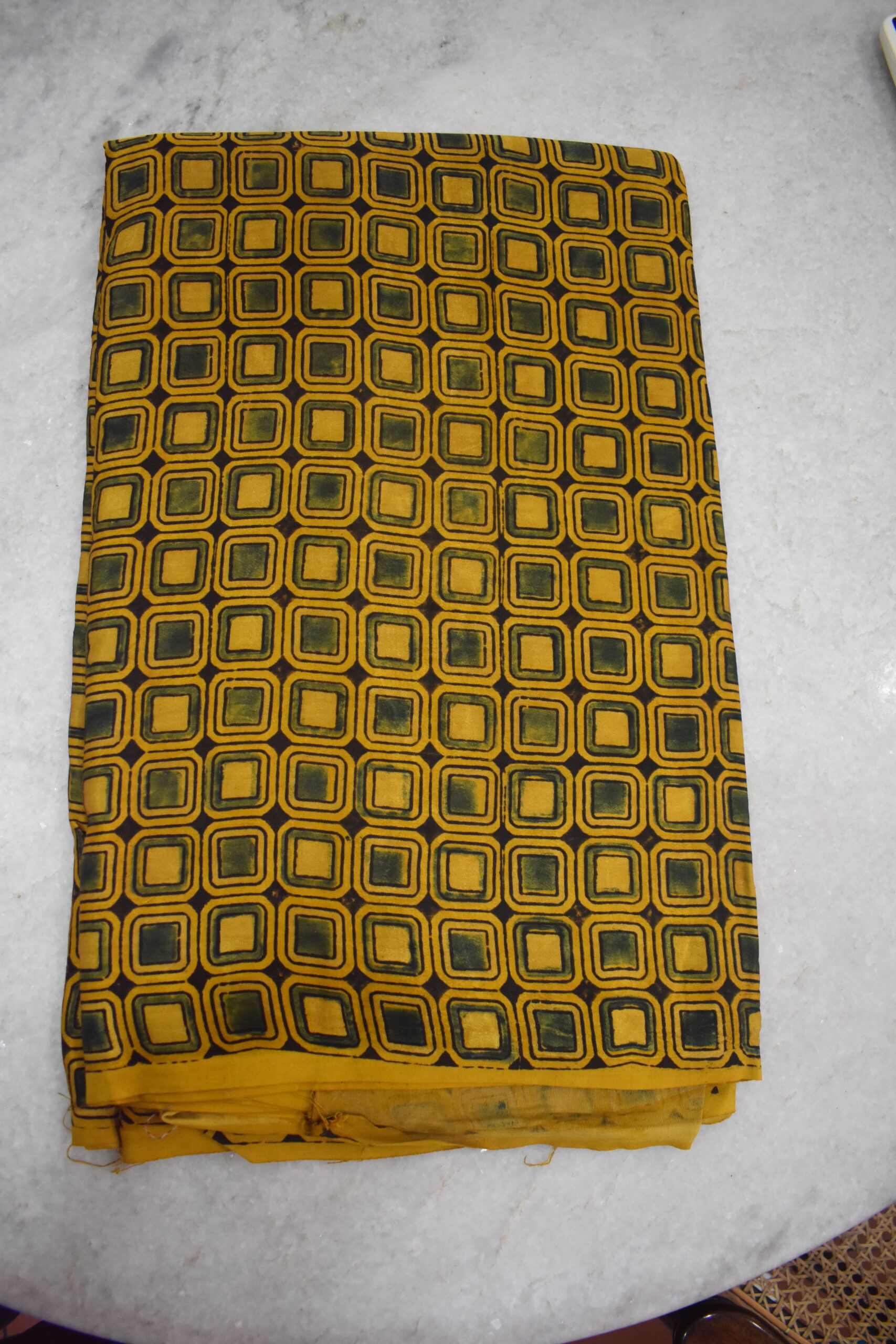Ajrakh Mashru Silk Fabrics - Image 2