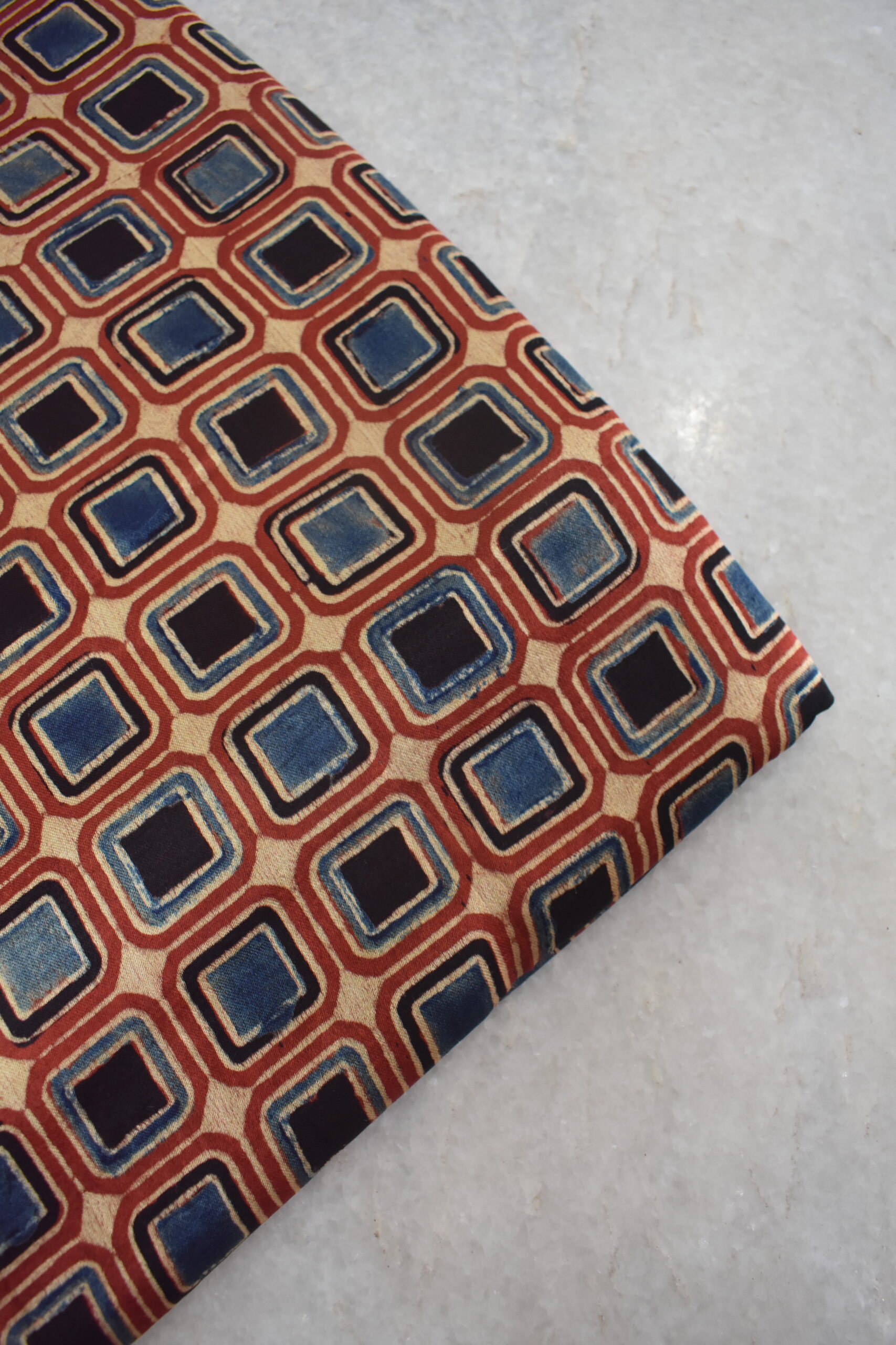 Ajrakh Mashru Silk Fabrics