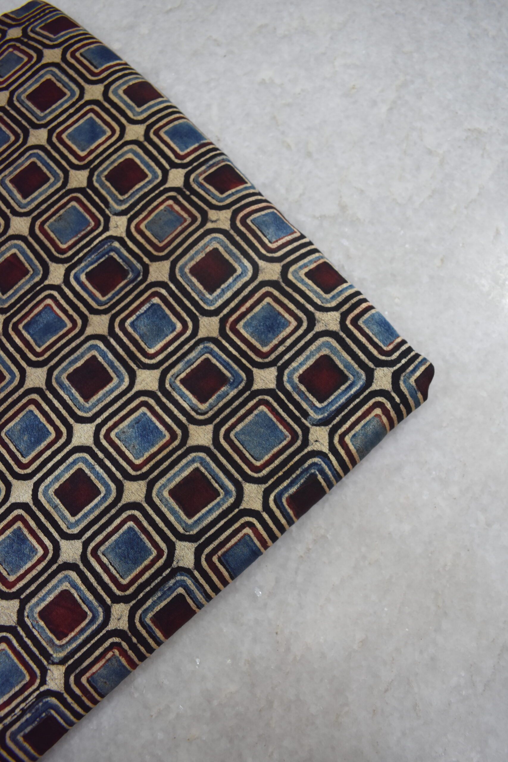 Ajrakh Mashru Silk Fabrics
