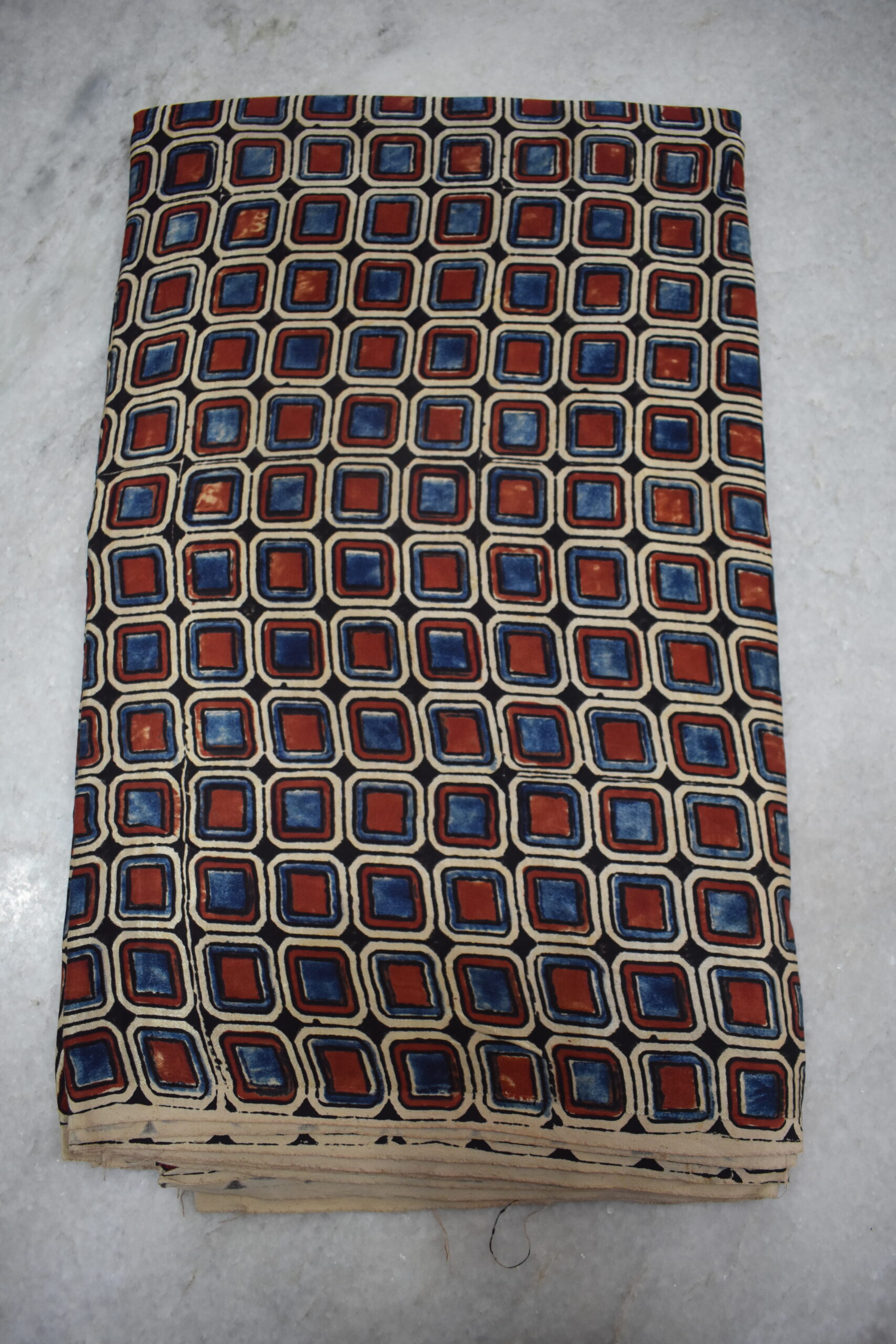 Ajrakh Mashru Silk Fabrics - Image 2