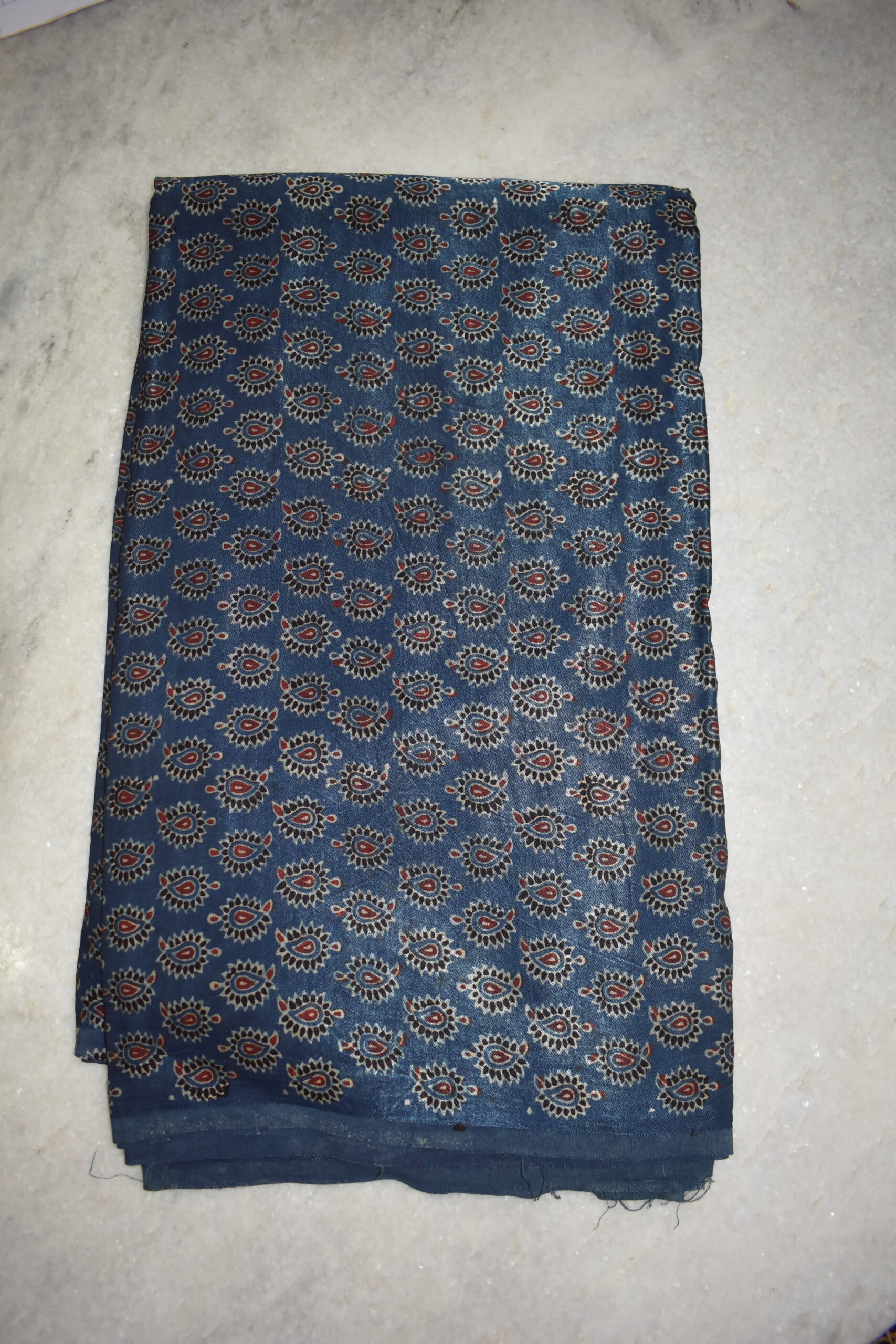 Ajrakh Mashru Silk Fabrics - Image 3