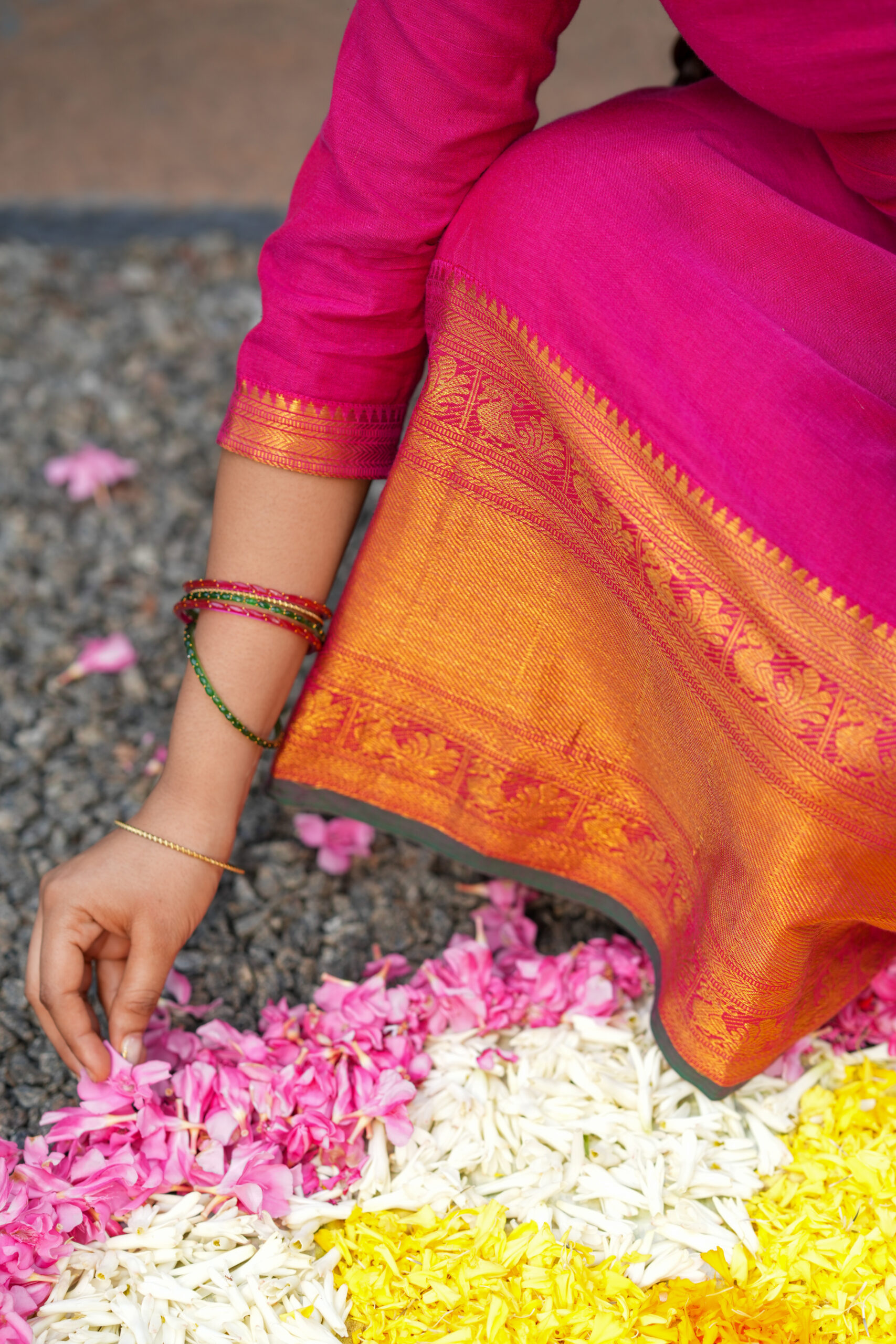 Aadhira – Narayanpet Cotton Dress - Image 8