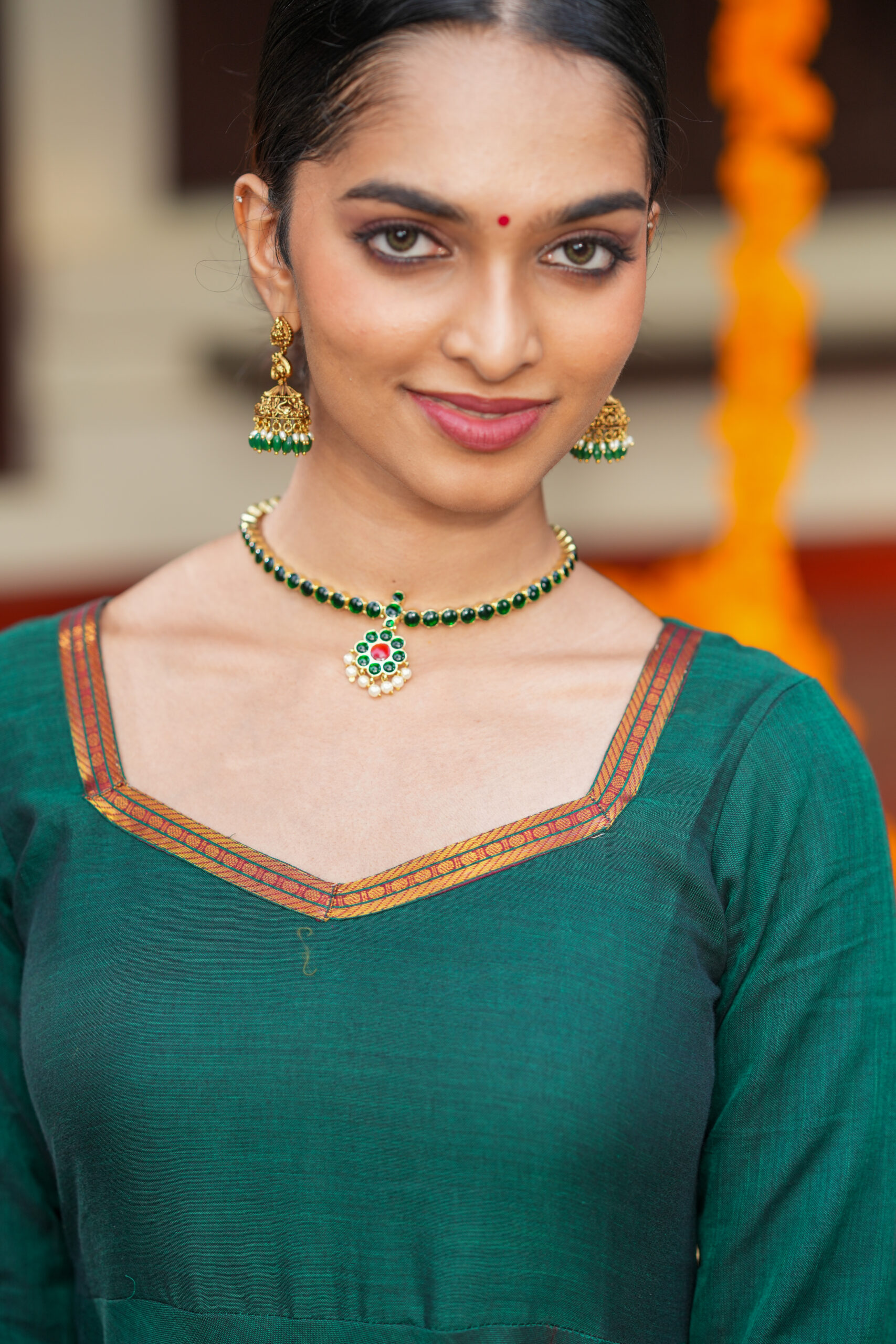 Bhavika – Narayanpet Cotton Dress - Image 4
