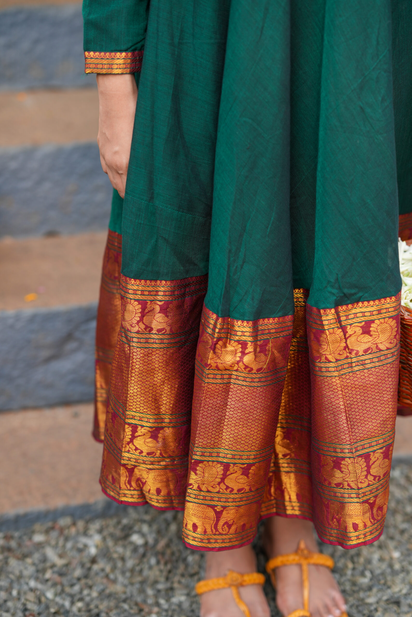 Bhavika – Narayanpet Cotton Dress - Image 8