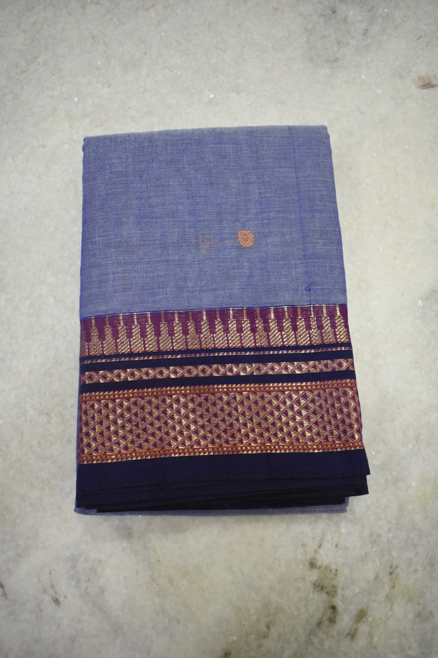 Narayanpet Peshwai Butta Cotton Suit Set - Image 2