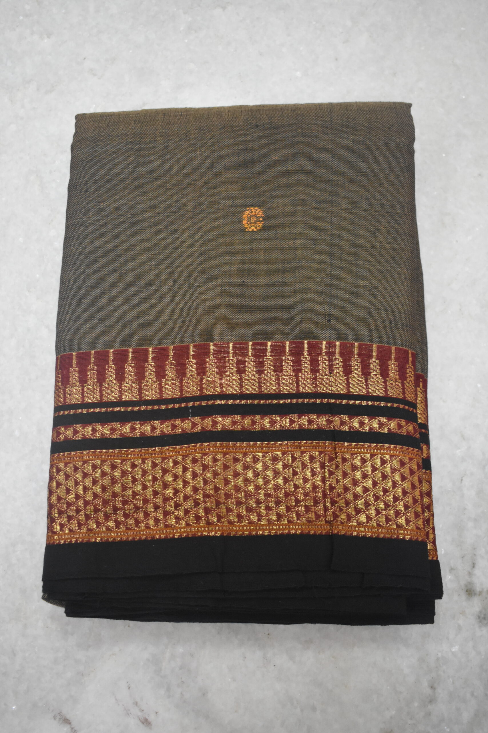 Narayanpet Peshwai Butta Cotton Suit Set - Image 2