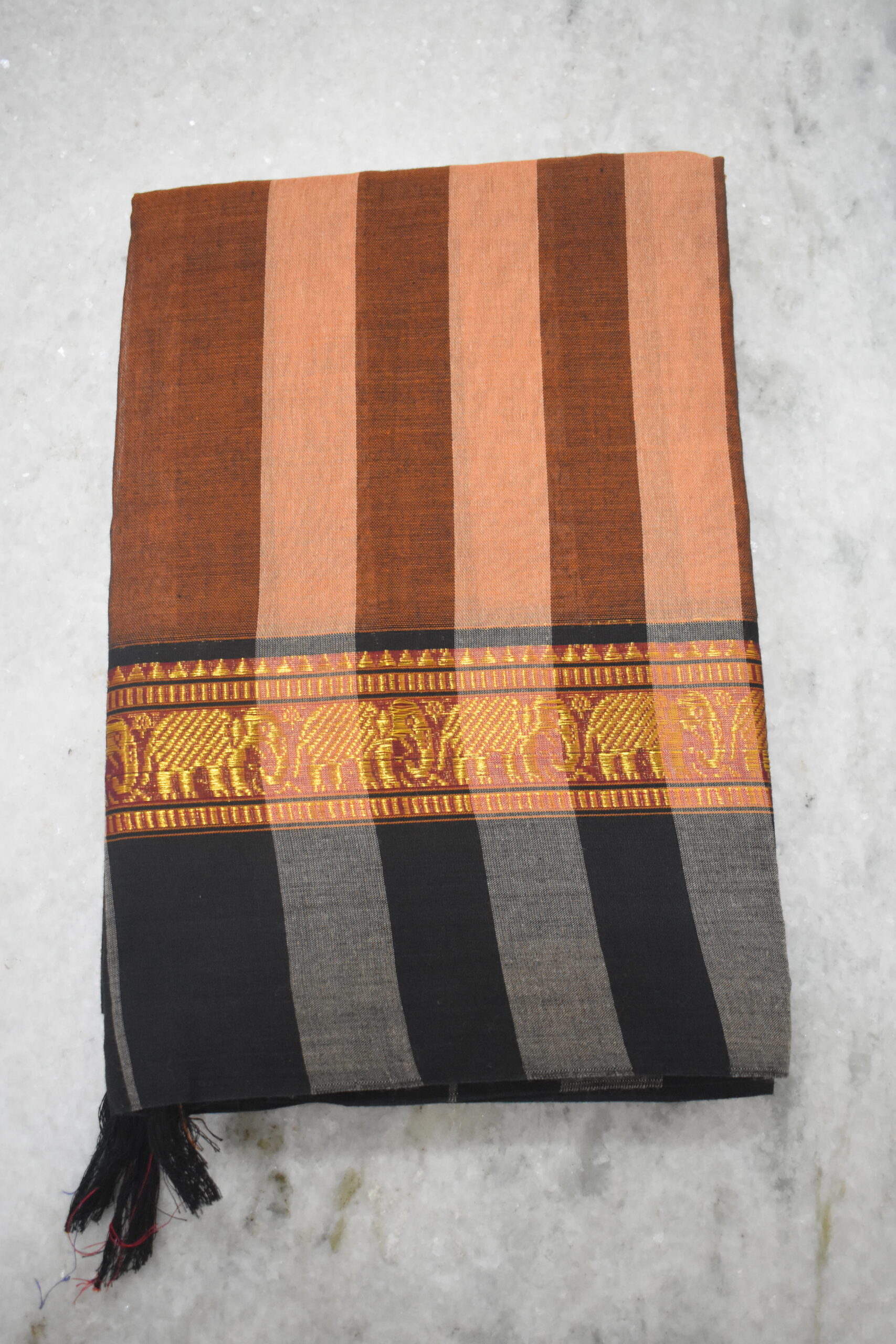 Narayanpet Elephant Cotton Suit Set - Image 3