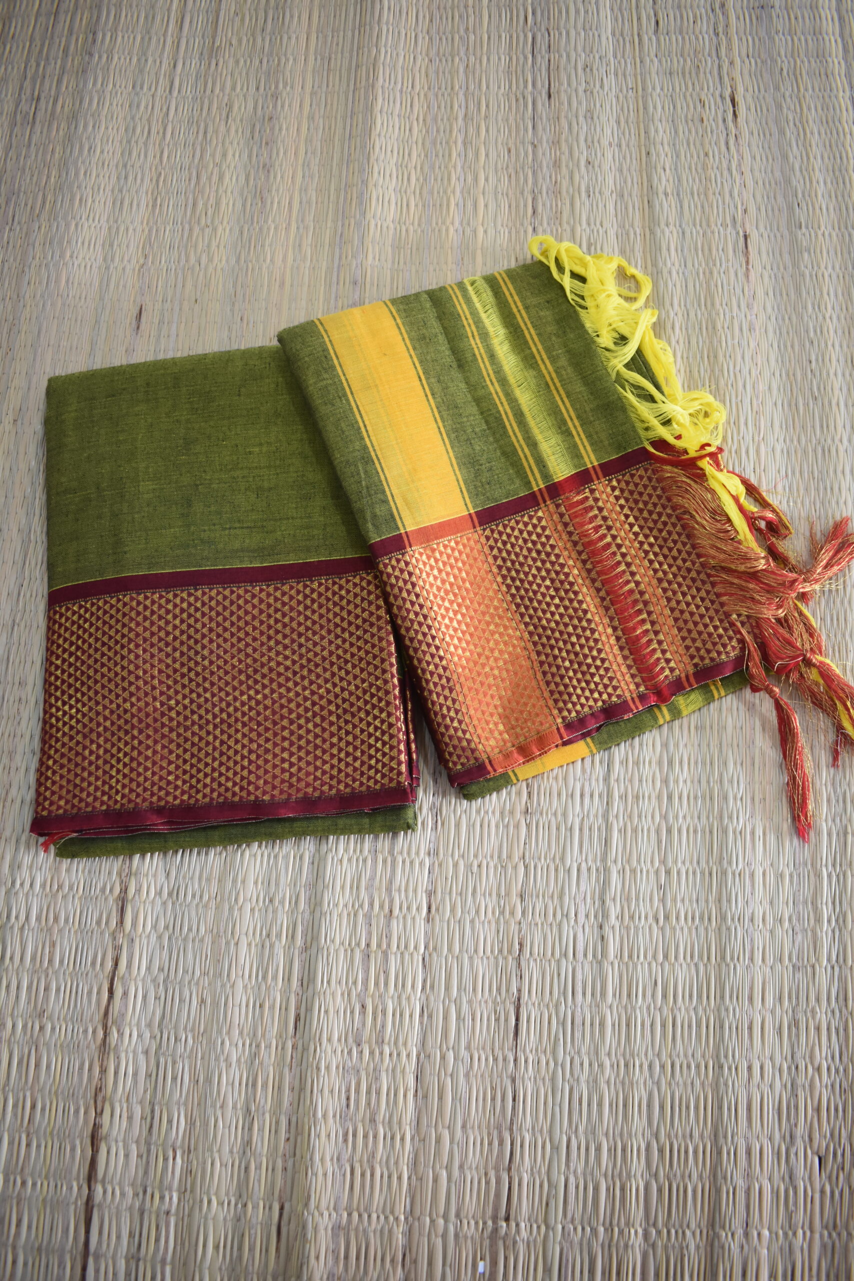 Narayanpet Paithani Cotton Suit Set