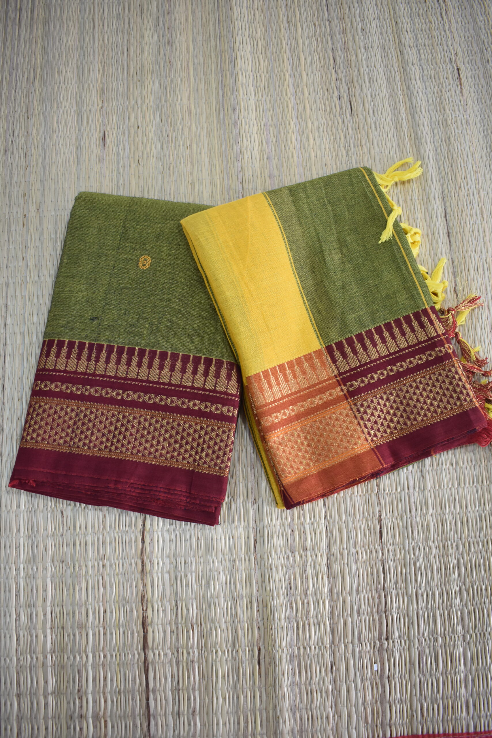 Narayanpet Peshwai Butta Cotton Suit Set